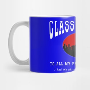 Class of 2020 - Blue, Red and White Colors Mug